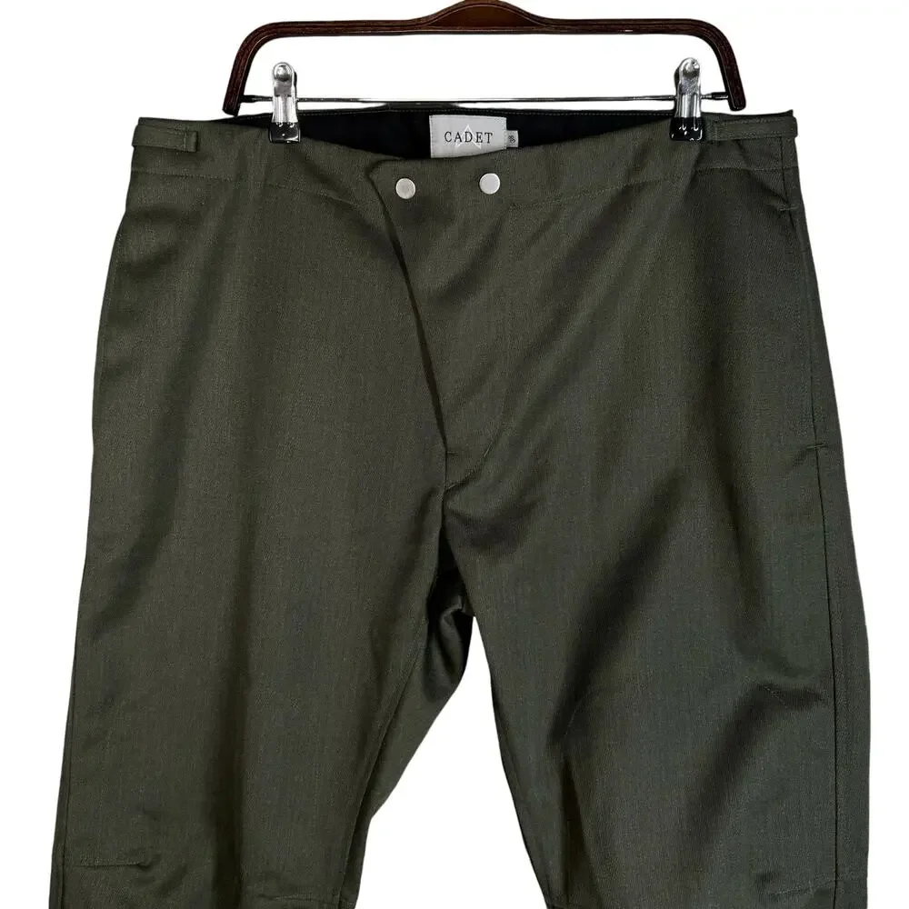 Cadet‎ Clothing Pants Mens Size 38 Green Aviator Pant NWT Cuffed Military
